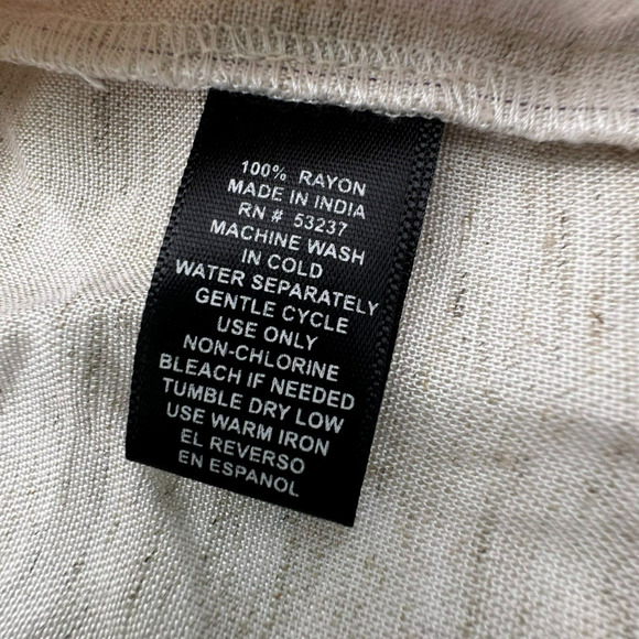 MLLE GABRIELLE 3X Beige Midi Dress Boho Peasant Lagenlook Tassel Tie Ruffle Tier - Picture 7 of 10